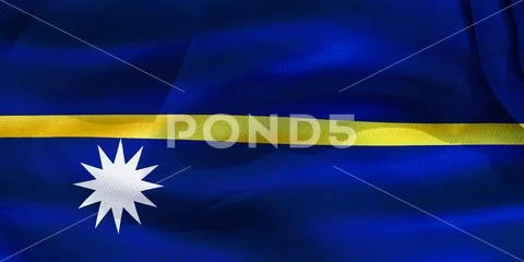 3D-Illustration of a Mayotte flag - realistic waving fabric flag