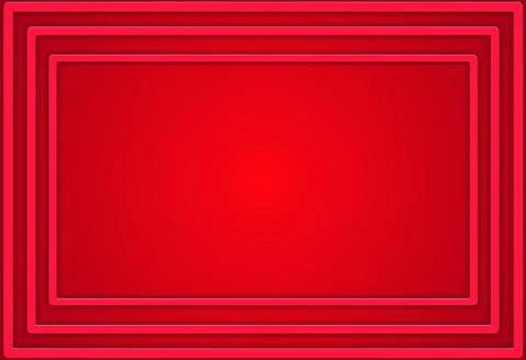 3D illustration red abstract background with frame and clipping path 스톡 일러스트