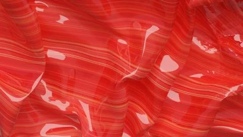 3D Illustration Red Abstract Texture Stock Illustration