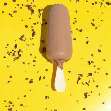 3d illustration rendering of ice creams of different colors and flavors decor Stock Photos