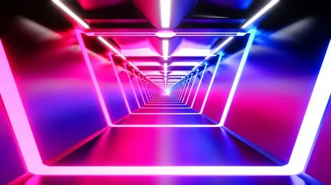 3D Illustration of a retro computer game interior Illustrazione stock