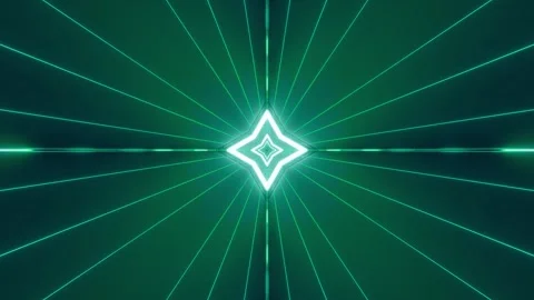 3D illustration of Rhombus-Shaped Moving Tunnel Stock Footage 273536368