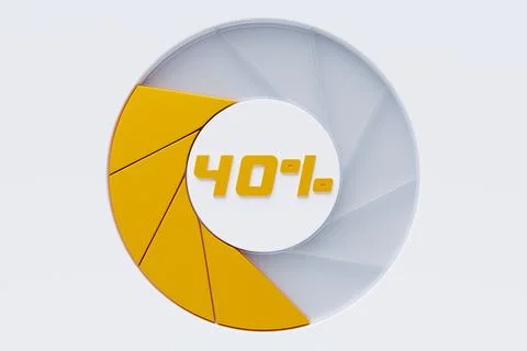 3d illustration round control panel icon. Normal  risk concept on  spedometer Stock Illustration
