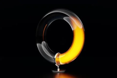 3d illustration round control panel icon. High risk concept on  spedometer. C 스톡 사진