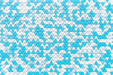 3d Illustration  rows of  blue and white triangle  .Geometric background,  pa 스톡 일러스트