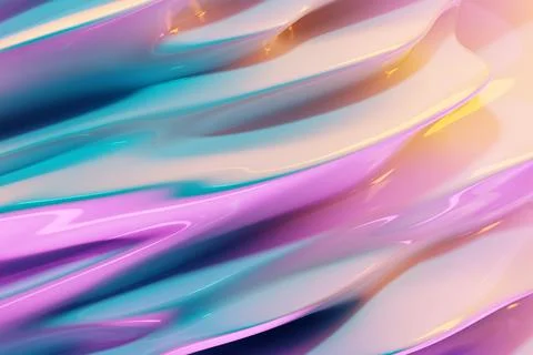 3d Illustration  rows of blue and pink line  .Geometric background,  pattern. Stock Photos