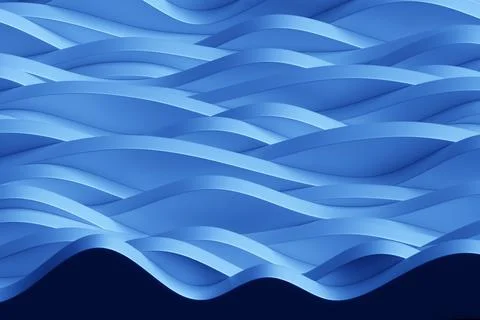 3d Illustration  rows of blue   line  .Geometric background, weave pattern. イラスト素材