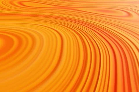 3d Illustration  rows of  orange line  .Geometric background,  pattern. Stock Illustration