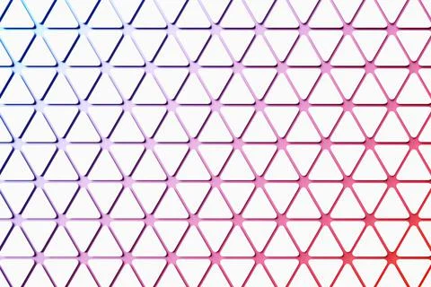 3d Illustration  rows of   white   triangle  .Geometric background,  pattern. Illustrazione stock