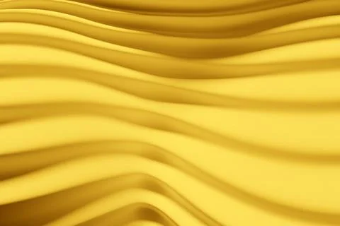 3d Illustration  rows of yellow  line  .Geometric background, weave pattern. Stock Illustration