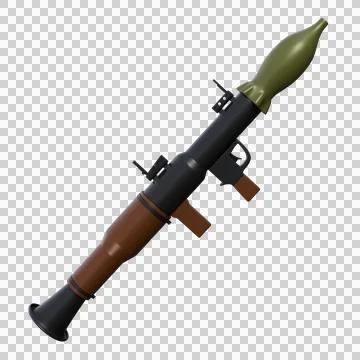 3d illustration of RPG-7 イラスト素材