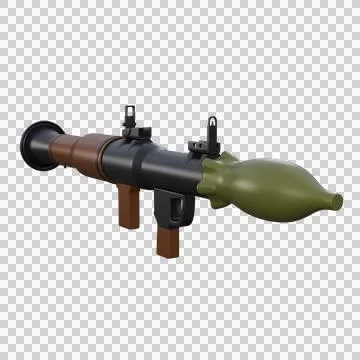 3d illustration of RPG-7 스톡 일러스트