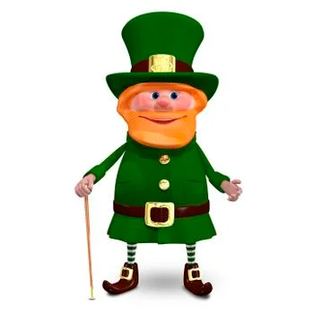 3D Illustration of Saint Patrick Stock Illustration