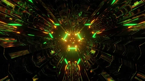 3d illustration of sci fi moving tunnel Stock Footage 149623074