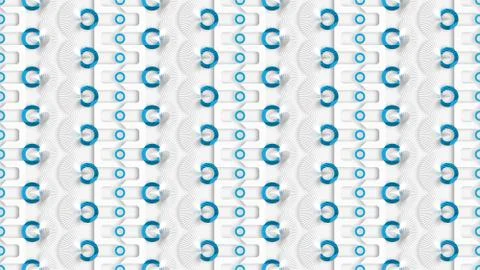 3D illustration seamless pattern for All , fabric textile pattern , interior Stock Illustration