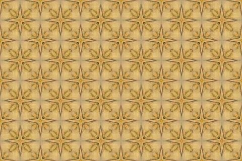 3d illustration seamless pattern of brown stars for wallpaper and background Stock Illustration