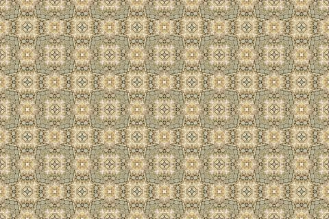 A 3d illustration seamless pattern small squares and and hexagonal perfect fo Illustrazione stock