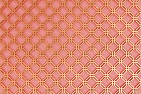 3d illustration set of shapes on monocrome background, pattern. Geometry  bac Stock Illustration