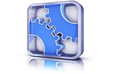 3D illustration of a settings concept Illustrazione stock
