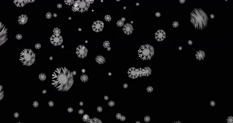 3d illustration of a snowfall Stock Footage 165310005