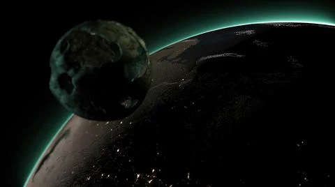 3d illustration - Space Background Stock Illustration