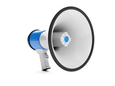 3d illustration: speaker closeup Stock Illustration