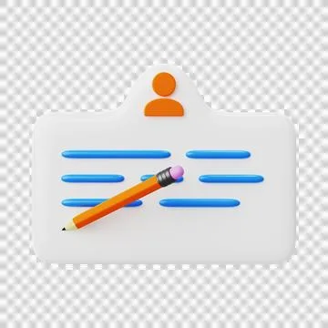 3D illustration of a speech bubble. Message to the user. Stock Illustration