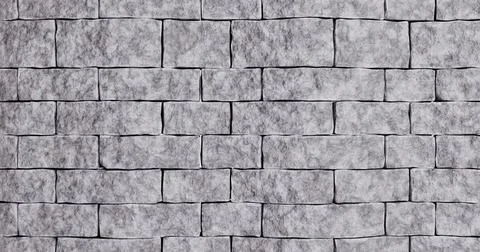 3d illustration of a stylized stone wall Stock Illustration