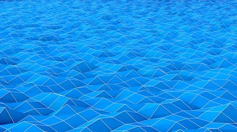 3d Illustration of a surface consisting of points and corners with white outs 스톡 일러스트