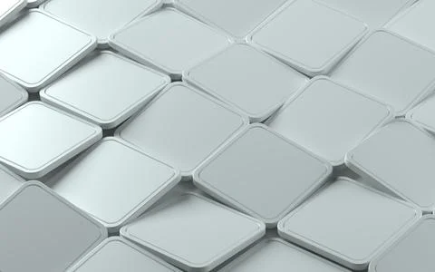 3D illustration tech chip Stock Illustration