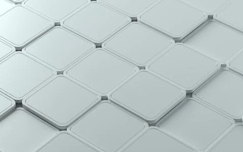 3D illustration tech chip Stock Illustration