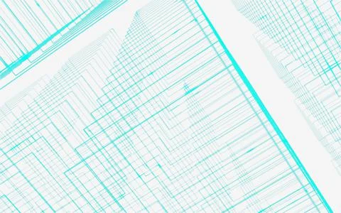 3d illustration Technology background Abstract technology light line The leve Stock Illustration