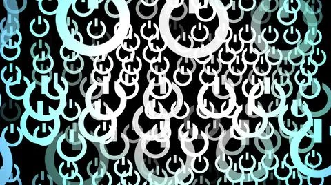 3D illustration -Technology Interface Computer Data Digital Screen. Stock Illustration