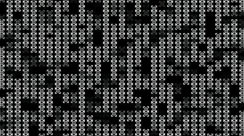 3D illustration - Technology Interface Computer Data Digital Screen. Stock Illustration