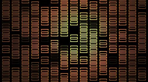 3D illustration -Technology Interface Computer Data Digital Screen. Illustrazione stock