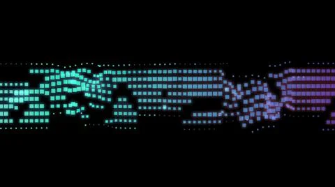 3d illustration - Thousands of Square Shape Stock Illustration