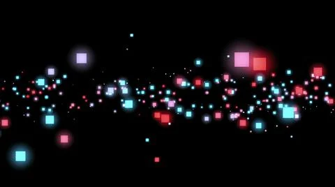 3d illustration - Thousands of Square Shape Stock Illustration