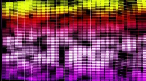 3d illustration - Thousands of Square Shape Stock Illustration