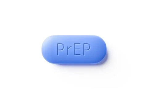 3d illustration of a typical PrEP Pill 스톡 일러스트