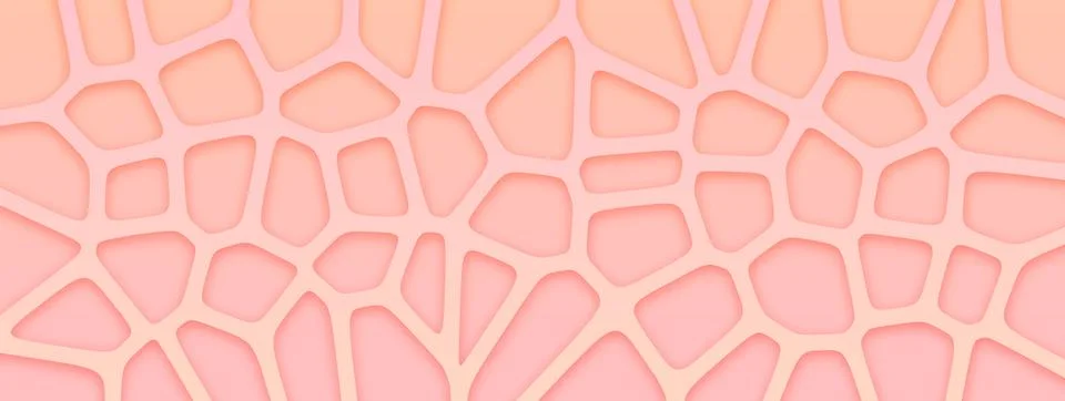 3d illustration of voronoi based pattern background Stock Illustration