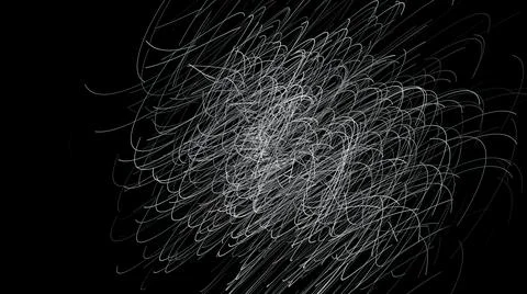 3D illustration - wave object in motion made Illustration