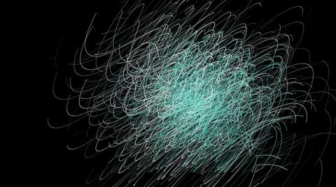 3D illustration - wave object in motion made Illustration