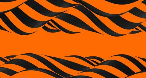 3d illustration wave pattern simple wavy graphic background moving like a riv Stock Illustration