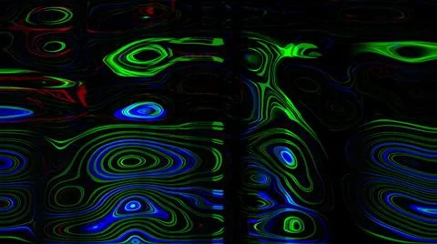 3d illustration - Webbing Mesh of Interweaved Red Green and Blue Rgb Threads  Stockillustratie