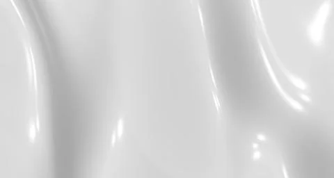 3d illustration white wrinkle background, swaying glossy material Abstract mo Illustrazione stock