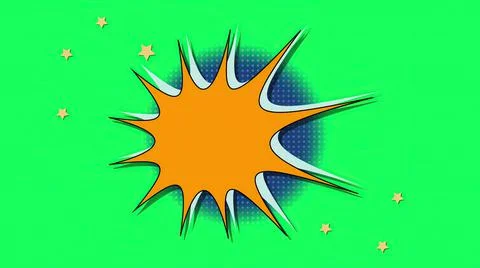3d illustration - Word yeah In Comics Style. Stock-Illustration
