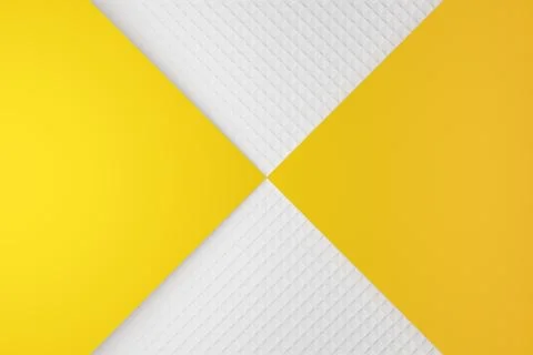 3d illustration yellow, white   pattern in geometric ornamental style . Abstr Stock Illustration