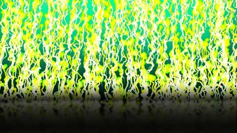 3d illustrations, The movement of the Free-form clouds, such as small green l イラスト素材