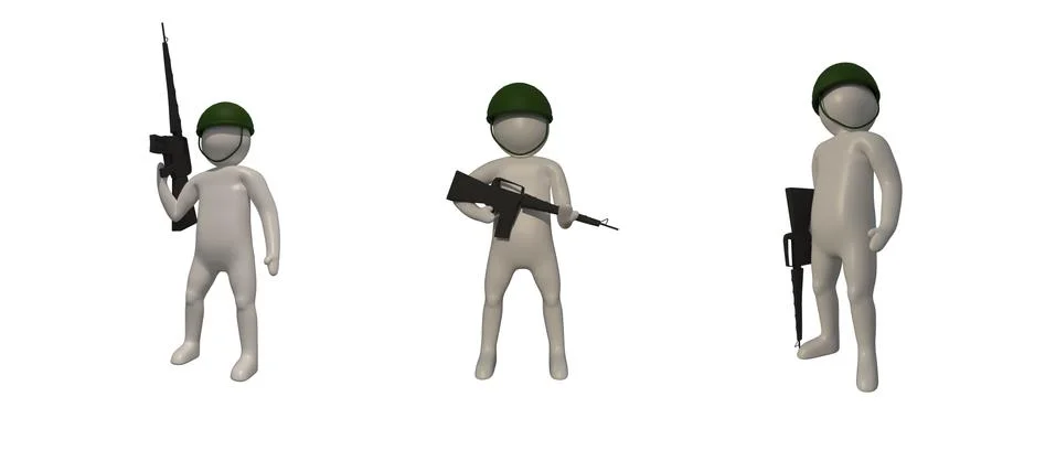 3d illustrator, 3d rendering of the white character on white backgroud. 스톡 일러스트