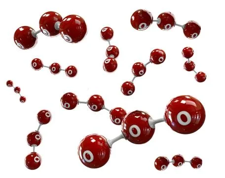 3D Illustrator molecule of Azone on a white background Stock Illustration
